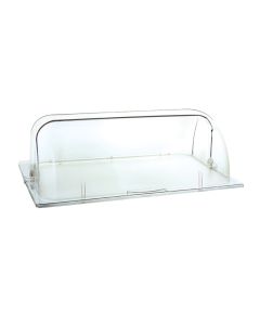 Rectangular roll-top cover - polycarbonate cm 53x32,5