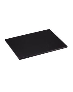Bar cutting board with rounded edges - black HDPE cm 35x25