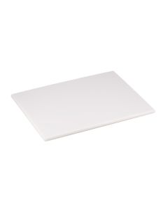 Bar cutting board with rounded edges - white HDPE cm 35x25