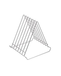 Cutting board storage rack for 6 cutting boards - Stainless steeel 18/10 cm 25x27 h cm 30