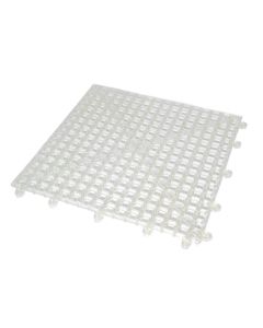 Tappetino trasparente modulare ad incastro in pvc cm 30x30