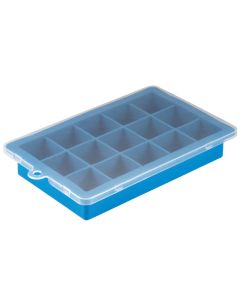 Stampo ghiaccio da 15 cubetti in silicone cm 3x3 h 3