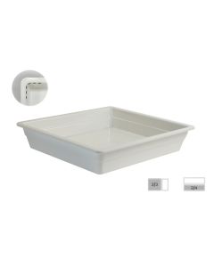GN 2/3 Container American Styles - ivory melamine cm 35,3x32,5 h cm 6,5