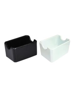 Sugar-tea packet holder - black melamine