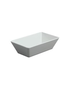 Rectangular container Velocity - ivory melamine cm 25x15 h cm 7