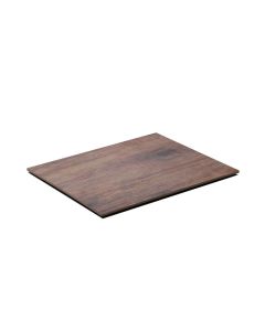 GN 1/2 Wooden finish tray Woody Board with non-slip feet - melamine