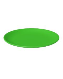 EFAY Gobi piatto piano verde in melamina Ø 230 h 20 mm