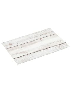 GN 1/4 Wooden finish tray Shabby with non-slip feet - melamine