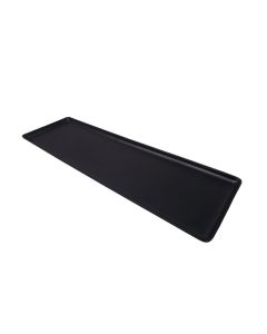 GN 2/4 Baker tray with feet - black melamine cm 53x16,2