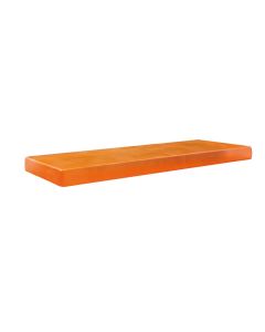 Rectangular tray Crystal Party - orange melamine cm 30x10
