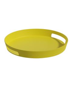 EFAY Mood palette vassoio tondo giallo in melamina Ø 300 h 40 mm