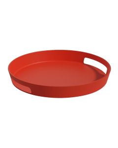 EFAY Mood palette vassoio tondo rosso in melamina Ø 300 h 40 mm