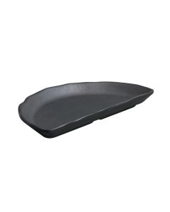 Moon plate Zen - melamine cm 24x12,5
