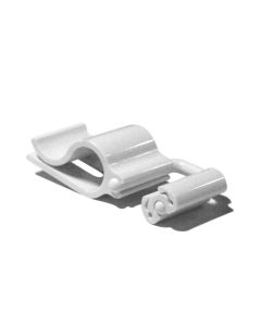 Multi angle ticket clip Explorer - ivory polycarbonate cm 6,5x3,5