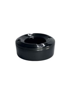 Windproof ashtray Tabletop Accessories - black melamine cm 10,4x10,4 h cm 4,5
