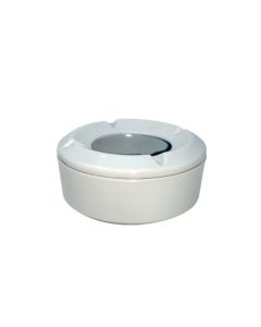Windproof ashtray Tabletop Accessories - ivory melamine cm 10,4x10,4 h cm 4,5