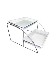 GN 1/2 Container system stand - stainless steel cm 36x52,5 h cm 32,5