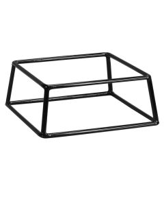 EFAY Ladder display stand antiscivolo nero in acciaio rivestito in pvc 200x180 h 80 mm