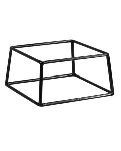 EFAY Ladder display stand antiscivolo nero in acciaio rivestito in pvc 200x180 h 100 mm