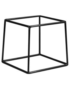EFAY Ladder display stand antiscivolo nero in acciaio rivestito in pvc 200x180 h 180 mm