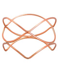 Universal non-slip display stand Dance - steel covered with coppered PVC cm 21,5 h cm 15