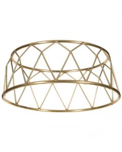 Universal non-slip display stand Crown - steel covered with golden PVC cm 15x10 h cm 10