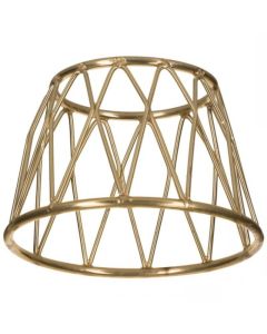 Universal non-slip display stand Crown - steel covered with golden PVC