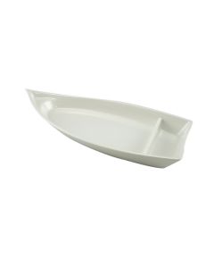 Sushi platter Kamome - white melamine cm 26,5x11,8