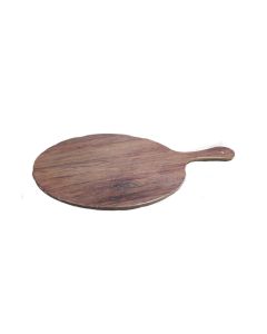 Oak wodeen finish round gourmet chopping board Mela Gourmet Board - melamine Ø cm 30
