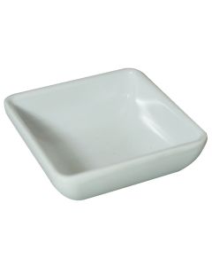 Square sauce dish Oriental Series - ivory melamine cm 7