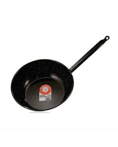 GARCIMA La Ideal enamelled carbon steel deep pan with handle Ø cm 14