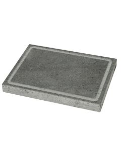 Rectangular volcanic cooking stone for item 343 cm 19x37