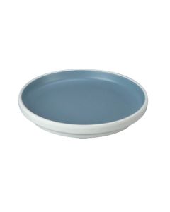 Round plate Taiji - light blue melamine Ø cm 19