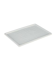 Rectangular tray Taiji - ivory melamine cm 20,3x14,6 h cm 1,3