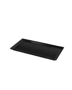 Rectangular tray Velocity - black melamine cm 35x17