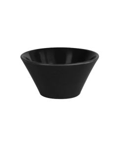 Conical bowl "Velocity" - black melamine Ø cm 8,4 h cm 4,2